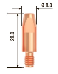 FUBAG Контактный наконечник M6 X 28мм ECU1.2мм/.045 дюйма (10 шт.) в Казани фото