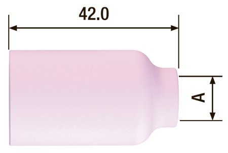 FUBAG Сопло керамическое для газовой линзы №7 ф11 FB TIG 17-18-26 (2 шт.) в Казани фото