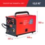 FUBAG Сварочный полуавтомат IRMIG 208 SYN PLUS (31447) + Маска сварщика Хамелеон IR 9-13N S (38072) + Сварочные краги на подкладке красные FWGN 10R (641180) в Казани фото