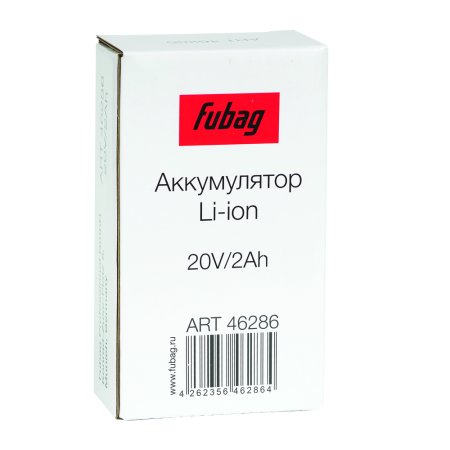 Аккумуляторная батарея FLI5S1P1202 Li-ion к бензиновым газонокосилкам FUBAG с электростартером и минирайдеру (20V/2Ah) в Казани фото