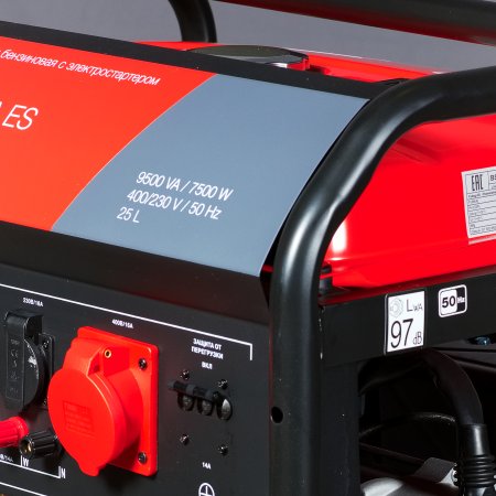 Бензиновый генератор FUBAG BS 8000 DA ES (трехфазный) с электростартером и коннектором автоматики в Казани фото