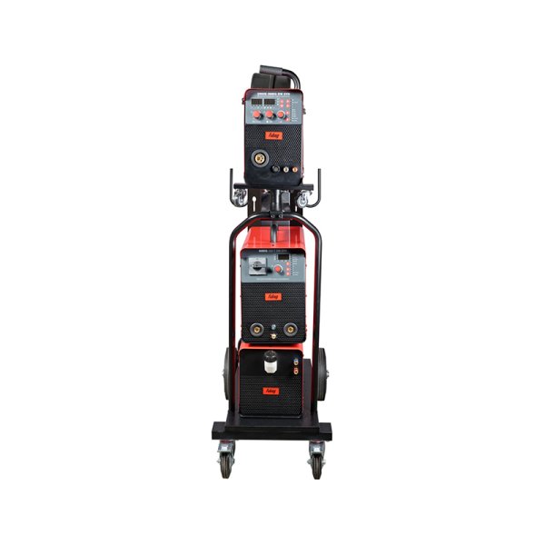Полуавтомат сварочный FUBAG INMIG 500T DW SYN + подающий механизм DRIVE INMIG DW SYN + шланг-пакет 5 метров 70 мм2 14 pol с жидкостным охлаждением для INMIG 500T DW SYN + горелка FB 500 3m + блок жидкостного охлаждения Cool 70 + тележка для аппаратов в Казани фото