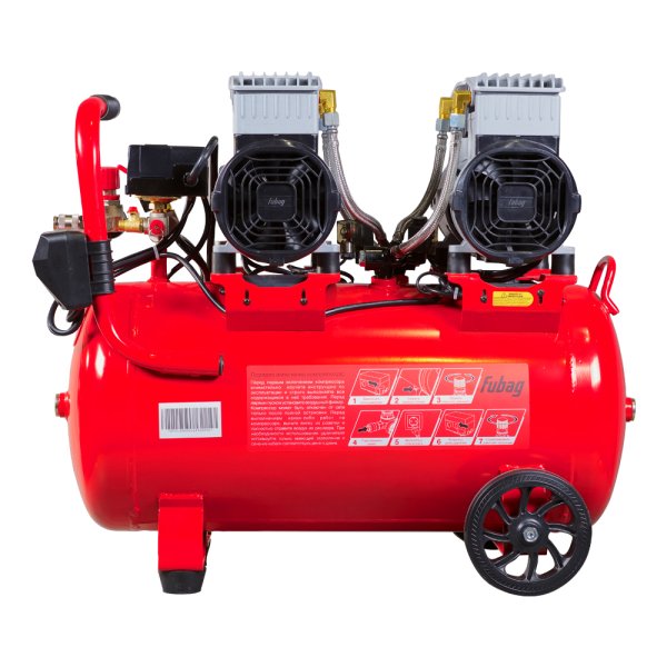 Компрессор безмасляный малошумный FUBAG OLS 500/50 CM2х2 + Набор пневмоинструмента Basic S1000 (3 предмета) в ПОДАРОК Компрессор безмасляный малошумный FUBAG OLS 500/50 CM2х2 + Набор пневмоинструмента Basic S1000 (3 предмета) в ПОДАРОК в Казани фото