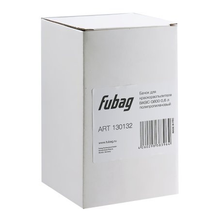 FUBAG Бачок для краскораспылителя BASIC G600, 0.6л полипропиленовый в Казани фото