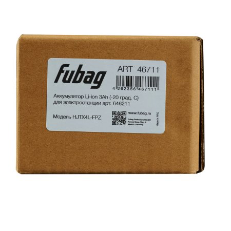 Аккумулятор FUBAG li-ion 3Ah для инверторного генератора TI 11000 A ES (арт. 646211) купить в Казани